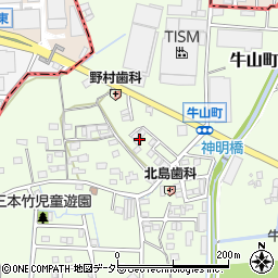 愛知県春日井市牛山町1778周辺の地図