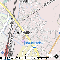滋賀県彦根市古沢町534周辺の地図