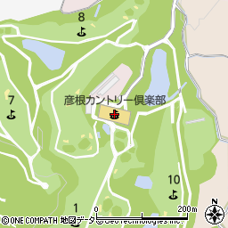 彦根カントリー倶楽部周辺の地図