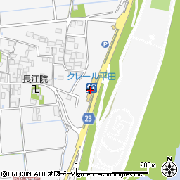 道の駅クレール平田周辺の地図