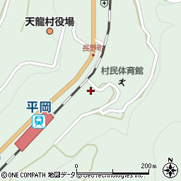 天龍村警察官駐在所周辺の地図
