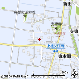 愛知県一宮市上祖父江西本郷周辺の地図