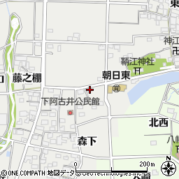 愛知県一宮市明地鞆西9周辺の地図