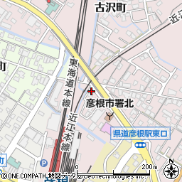 滋賀県彦根市古沢町512-15周辺の地図