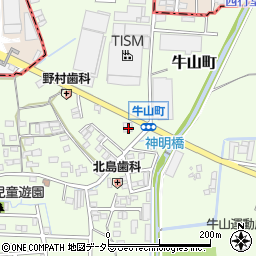 愛知県春日井市牛山町1759周辺の地図