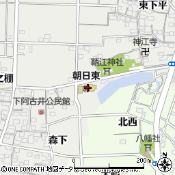 愛知県一宮市明地鞆20周辺の地図