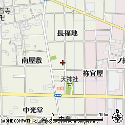 愛知県一宮市萩原町西宮重長福地周辺の地図