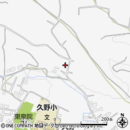 神奈川県小田原市久野周辺の地図