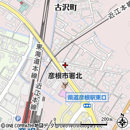 滋賀県彦根市古沢町532周辺の地図