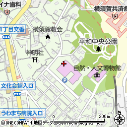神奈川県横須賀市深田台周辺の地図