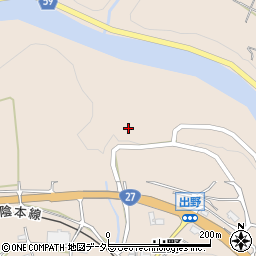 京都府船井郡京丹波町出野加ジ路周辺の地図