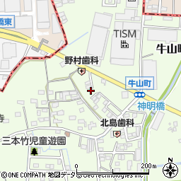 愛知県春日井市牛山町1814周辺の地図