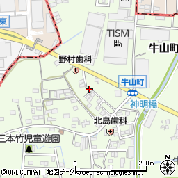 愛知県春日井市牛山町1815周辺の地図