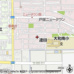愛知県一宮市大和町戸塚連田20-17周辺の地図