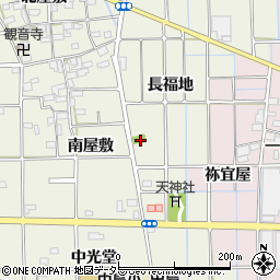 愛知県一宮市萩原町西宮重六反田周辺の地図