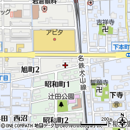 岩倉市役所　放置自転車等保管場所周辺の地図
