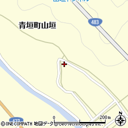兵庫県丹波市青垣町山垣911周辺の地図