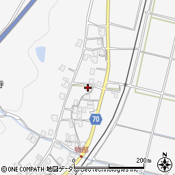 兵庫県朝来市物部556周辺の地図