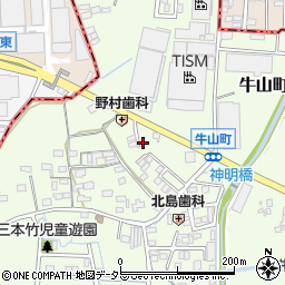 愛知県春日井市牛山町1813-1周辺の地図