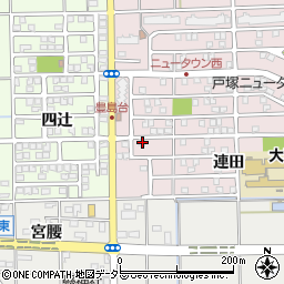 愛知県一宮市大和町戸塚連田33-21周辺の地図