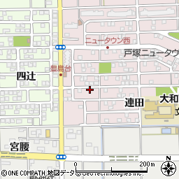 愛知県一宮市大和町戸塚連田33-24周辺の地図