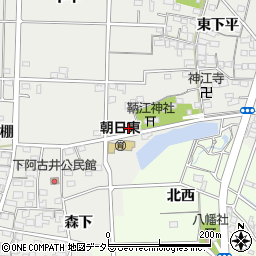 愛知県一宮市明地鞆18周辺の地図