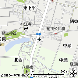 愛知県一宮市明地鞆43周辺の地図