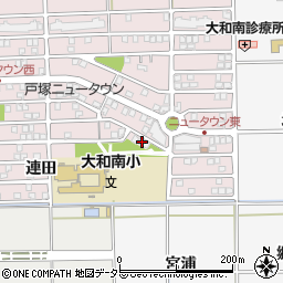 愛知県一宮市大和町戸塚連田1-36周辺の地図