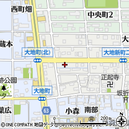ほっともっと岩倉大地新町店周辺の地図
