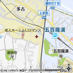 神奈川県小田原市多古702-1周辺の地図