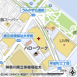 パシオスホームズ横須賀店周辺の地図