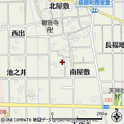 愛知県一宮市萩原町西宮重貝吹周辺の地図
