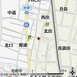 愛知県一宮市大和町氏永西出周辺の地図