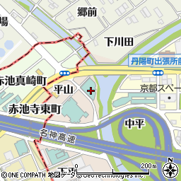 愛知県一宮市丹陽町三ツ井西平周辺の地図