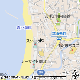 葉山シーカヤッククラブ周辺の地図