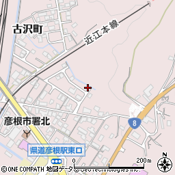 滋賀県彦根市古沢町768-23周辺の地図