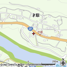京都府船井郡京丹波町才原幅周辺の地図