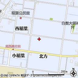 愛知県一宮市上祖父江周辺の地図