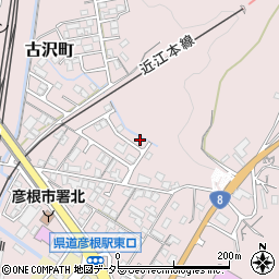 滋賀県彦根市古沢町768-22周辺の地図