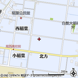 愛知県一宮市上祖父江周辺の地図