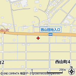 中国料理味Ａ西山店周辺の地図