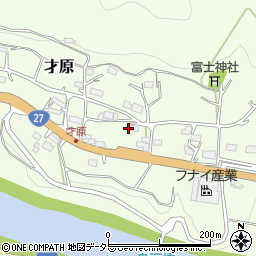 京都府船井郡京丹波町才原22周辺の地図