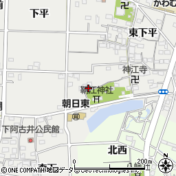 愛知県一宮市明地鞆11周辺の地図