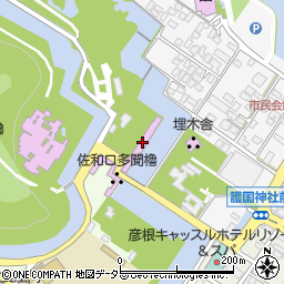 開国記念館周辺の地図