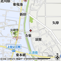愛知県一宮市明地須賀119周辺の地図