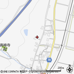 兵庫県朝来市物部657周辺の地図