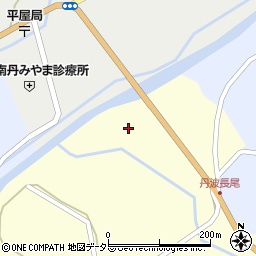 京都府南丹市美山町長尾野崎周辺の地図