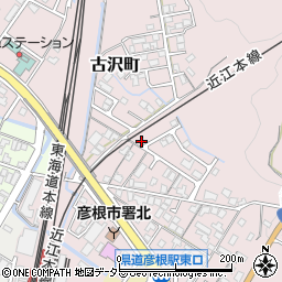 滋賀県彦根市古沢町768-15周辺の地図