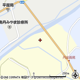 京都府南丹市美山町長尾（野崎）周辺の地図