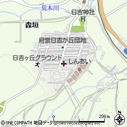 京都府福知山市日吉ケ丘周辺の地図